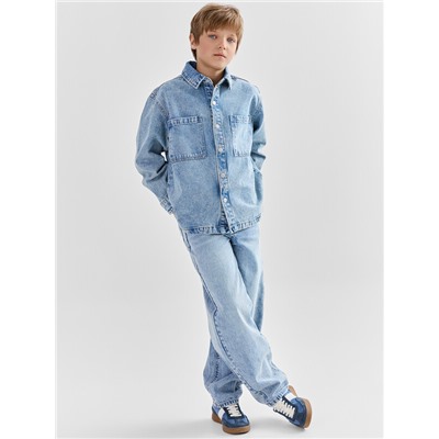 КУРТКА ДЖИНСОВАЯ ДЛЯ МАЛЬЧИКОВ 2026-1DJB1002-1t