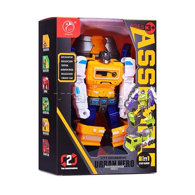 Робот трансформирующийся в цементовоз, в коробке