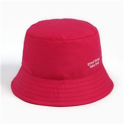 Панама детская, цвет фуксия, размер 46-48 см