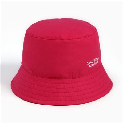 Панама детская, цвет фуксия, размер 46-48 см