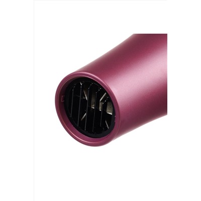 Dewal Профессиональный фен для волос / Blues Wine 03-8088, ионизация, бордовый, 2600 Вт KRISTALLER, 1193476