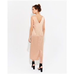 Платье миди женское MINAKU: Silk Pleasure, цвет кофе, размер 50