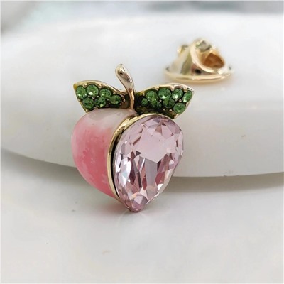 Брошь Персик