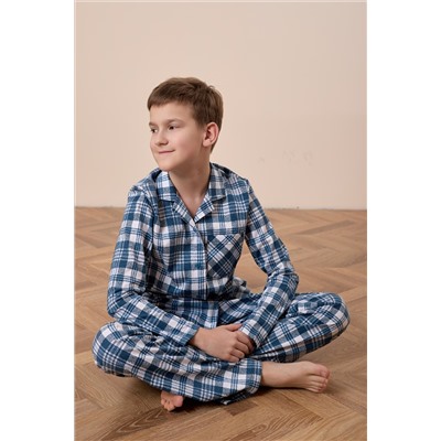 Пижама рубашка и брюки М225113иб