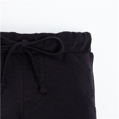 Брюки детские «Крошка Я» Little Boss, рост 80-86 см, чёрные