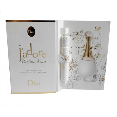 CHRISTIAN DIOR J'ADORE PARFUM D'EAU edp (w) 1.2ml пробник