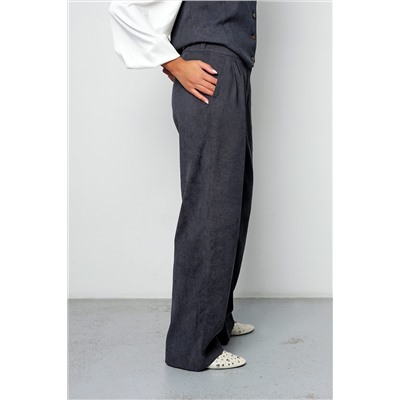 Костюм с брюками вельветовый с жилеткой 399GRY НАТАЛИ, 1087799