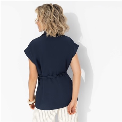 Жилет на подкладе, Слишком модно (deep blue)