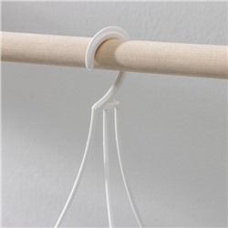 Кашпо уличное подвесное для цветов «Джулия», 8 л, белое