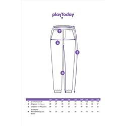 Брюки PLAYTODAY, 1088779