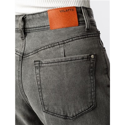 Джинсы mom-fit из эластичного денима