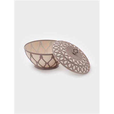 Сухарница Альтернатива «Арабеска», 1.7 л, с крышкой, пластик, бежевый