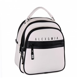 Рюкзак 8873CD white Alex&Mia