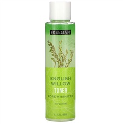 Freeman Beauty, English Willow Toner, Pore Minimizer, Deep Cleansing, 6.1 fl oz (180 ml)