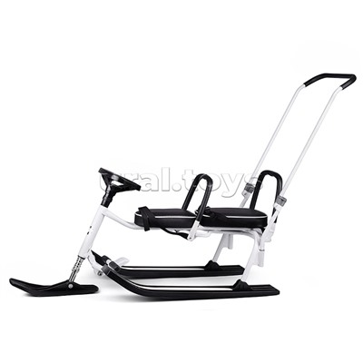 Игрушка Снегокат детский 505 "TWINS BABY PUSH" для двоих (Белый)