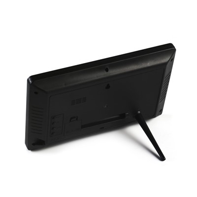 УЦЕНКА Часы электронные настенные, настольные «Соломон», с будильником, 15.5×23.5 см, синие цифры