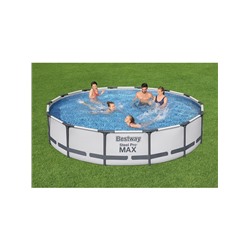 Бассейн каркасный Bestway Steel Pro MAX 56595, 427×84 см, фильтр-насос, круглый