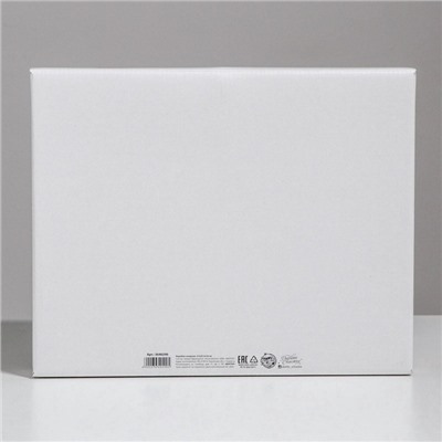 Коробка подарочная новогодняя складная «Новогоднее поздравление», 31×25.5×16 см, Новый год