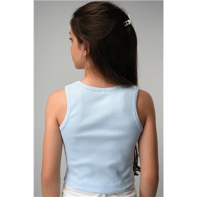 Майка-топ в рубчик для девочки Happyfox