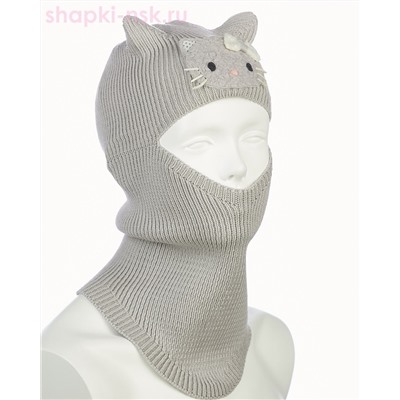 01-41-H Балаклава-шлем для девочки (46-48)