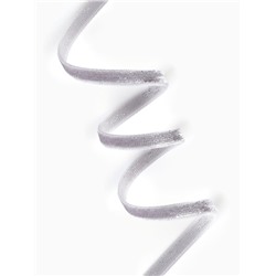 Лента бархатная, с серебряным люрексом, 6 мм, 18±1 м, серая №184