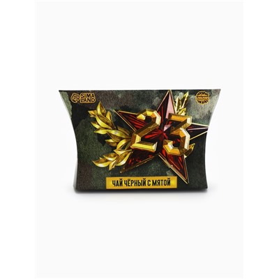 Чай подарочный «23 февраля», вкус: мята, 20 г