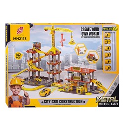 Парковка "Приключения на стройке" (142 предметов) в коробке