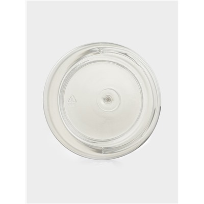 Ёмкость для сыпучих продуктов Asti, 1.5 л, d=9.2 см, h=27 см, пластик, прозрачная, крышка чёрная