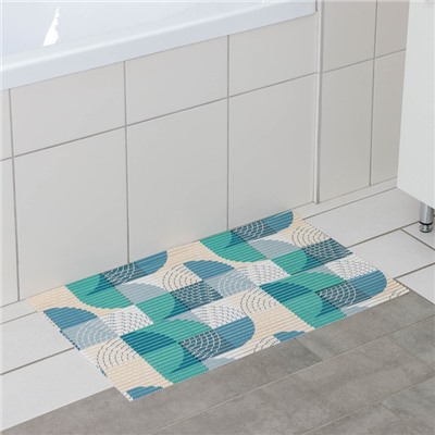 Коврик для ванной Доляна «Ассорти», 42×66 см