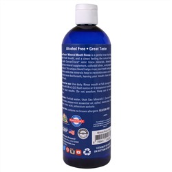 Trace Minerals Research, ConcenTrace, Минеральный ополаскиватель для полости рта, Мята, 16 жидких унций (473 мл)
