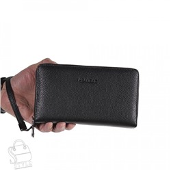 Клатч мужской кожаный 990H black Heanbag