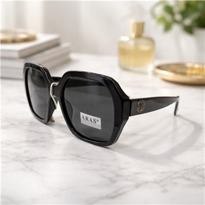 Очки женские солнцезащитные модные черные, арт.007.395