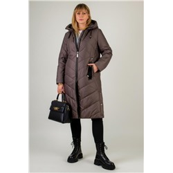 Куртка верблюжья шерсть арт.2285, Евро-зима (Коричневый)