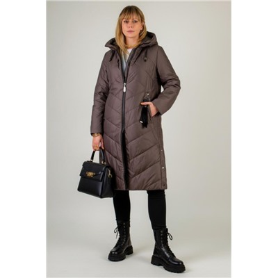 Куртка верблюжья шерсть арт.2285, Евро-зима (Коричневый)