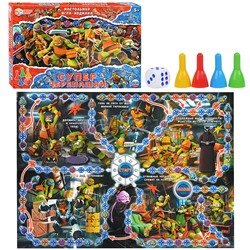 Суперчерепашки. Настольная игра-ходилка.