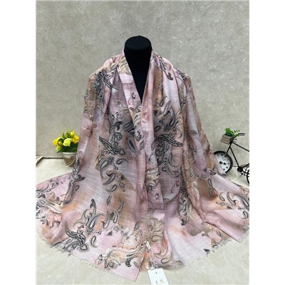 Легкий платок на голову и шею, мультицвет