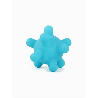 Игрушка пищащая «Мячик шипы», 5 см, голубая