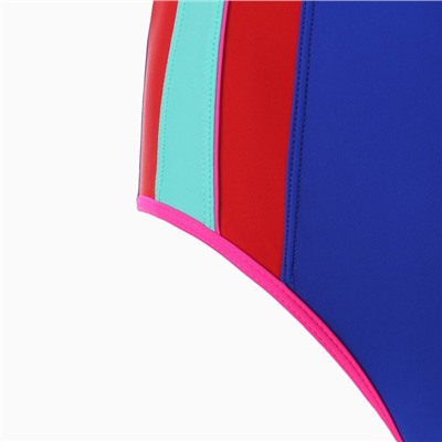 Купальник женский слитный, цвет васильковый, размер 44 (38)