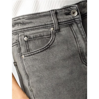 Джинсы mom-fit из эластичного денима