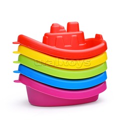 Игровой набор для купания "Кораблики Волна" 5пр. (в сетке)