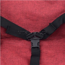 Коляска для кукол прогулочная, металлическая, цвет бордово-серый