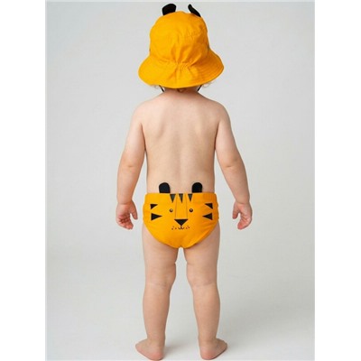 Комплект детский для мальчиков: плавки трикотажные, панама текстильная