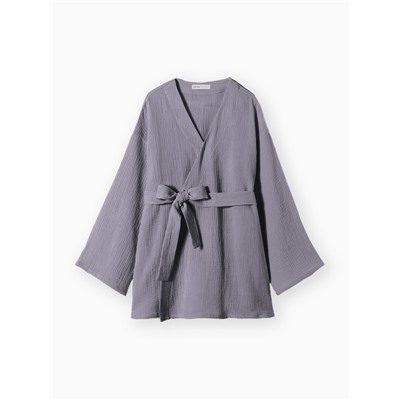 Халат домашний женский KAFTAN Basic, размер 48-50, серый