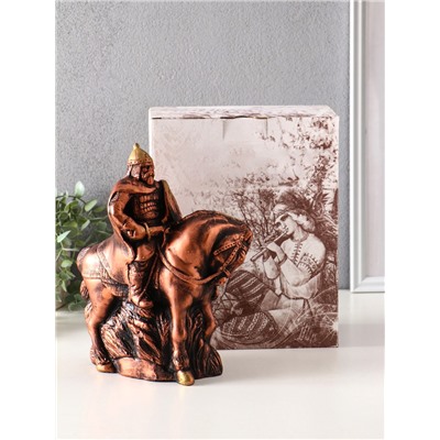 Фигура гипс «Всадник на лошади с мечом», 25×19×11 см