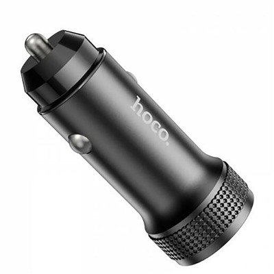 Адаптер Автомобильный Hoco Z49 Level 5V/2A (black)