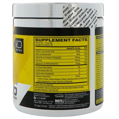 Cellucor, C4, до тренировки, взрывная энергия, фруктовый пунш, 390 г (13,75 унц.)