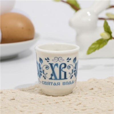 Кружка для святой воды «ХВ» на пасху, 5.5×4×3 см