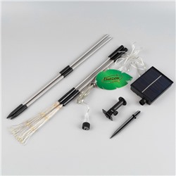 Садовый светильник «Одуванчики», уличный, на солнечной батарее, 2 шт., 78 см, 160 LED, свечение белое