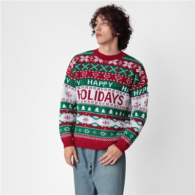 Свитер вязаный новогодний KAFTAN Holidays, размер 46