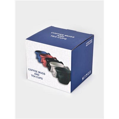 Чайная пара «Поцелуй. Лицо», 3 предмета: блюдце 14×5 см, чашка 12×9×8 см, ложка, керамика, белая